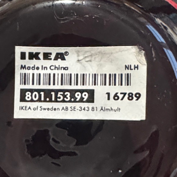 Vintage KEA Salong Vase  set | 1990s Ruby Red - Picture 3 of 3